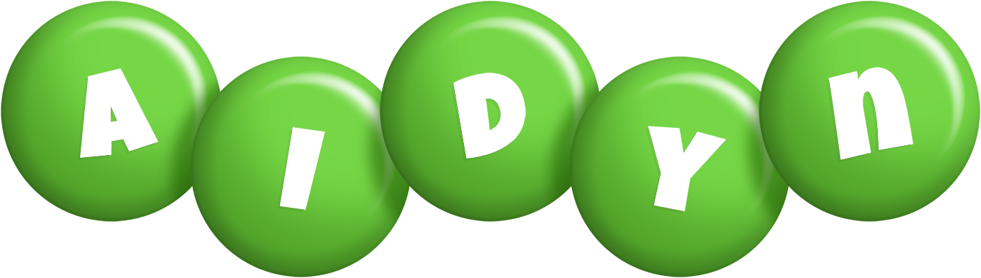 Aidyn candy-green logo