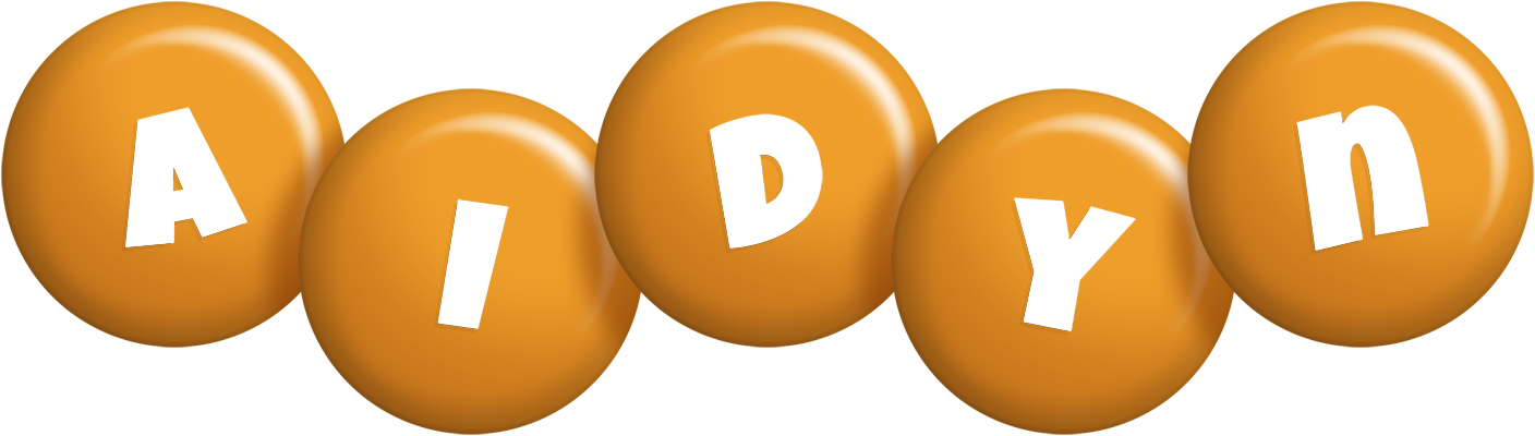 Aidyn candy-orange logo
