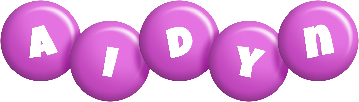Aidyn candy-purple logo
