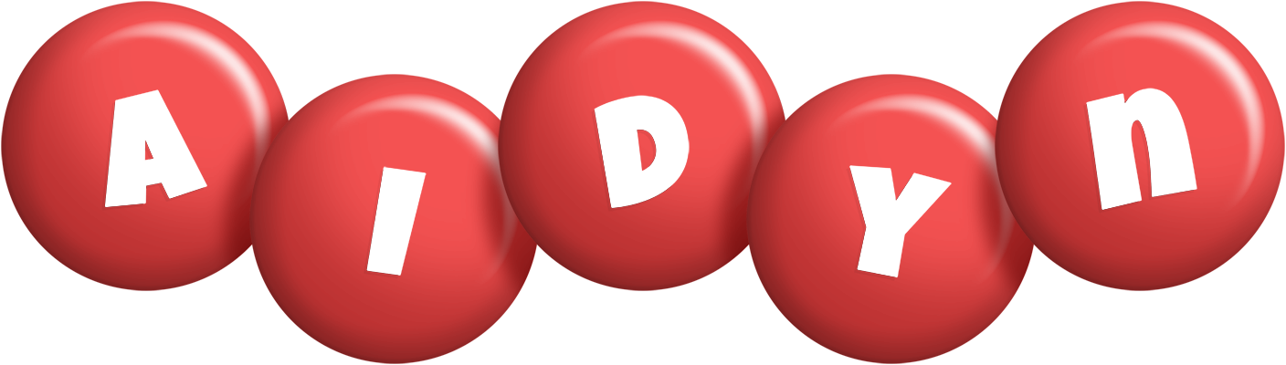 Aidyn candy-red logo