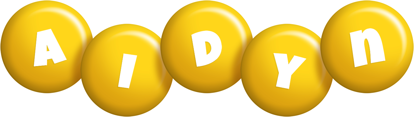 Aidyn candy-yellow logo
