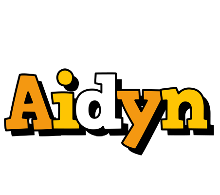 Aidyn cartoon logo