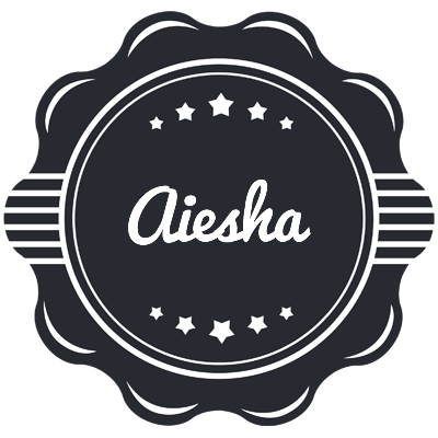 Aiesha badge logo