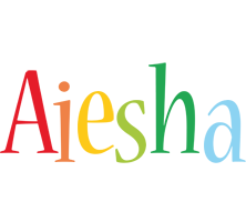 Aiesha birthday logo