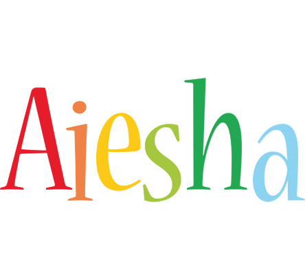 Aiesha birthday logo
