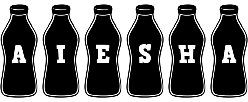 Aiesha bottle logo