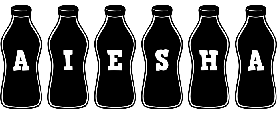 Aiesha bottle logo