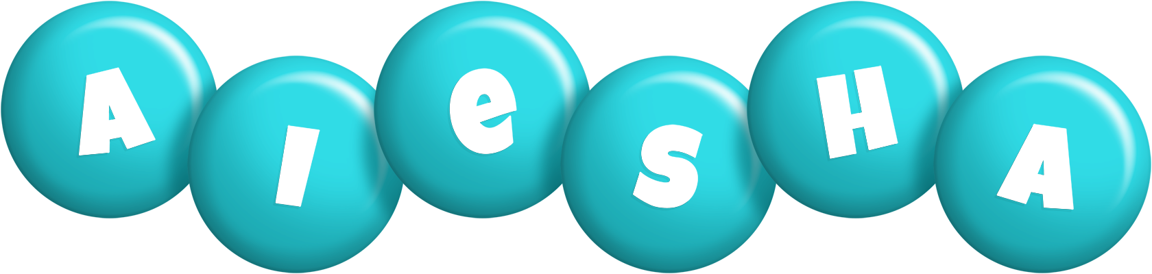 Aiesha candy-azur logo