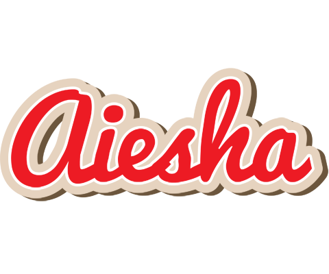 Aiesha chocolate logo