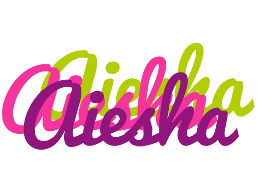 Aiesha flowers logo