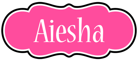 Aiesha invitation logo