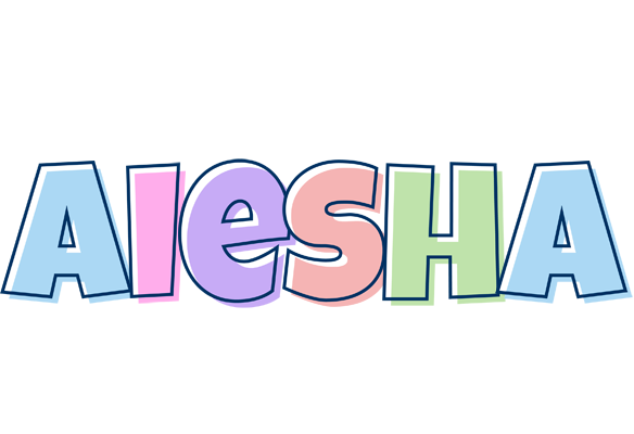 Aiesha pastel logo