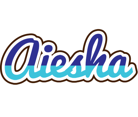 Aiesha raining logo