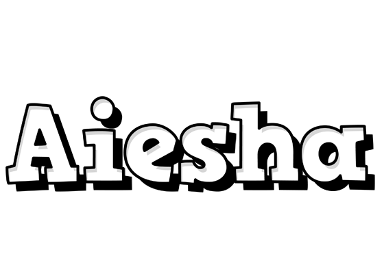 Aiesha snowing logo