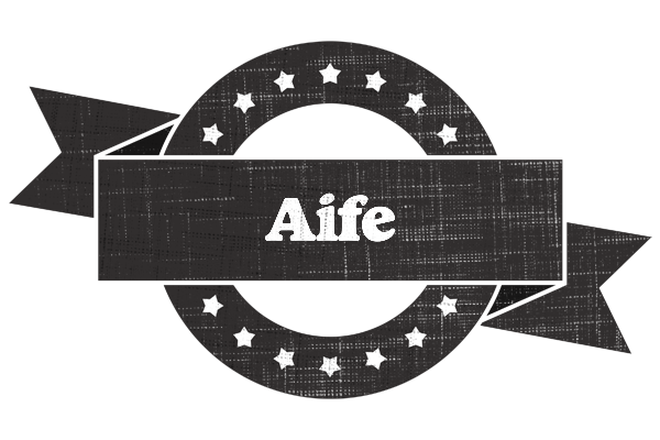 Aife grunge logo