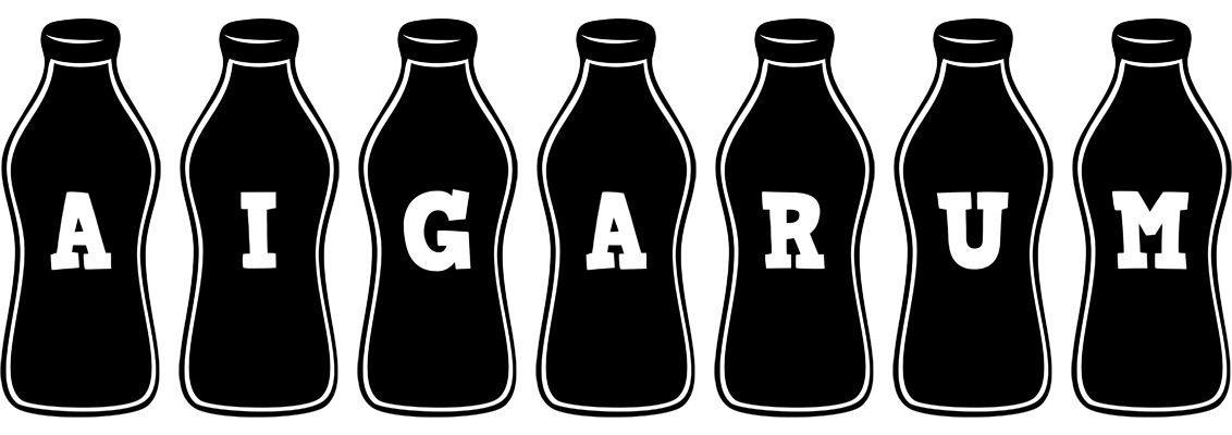 Aigarum bottle logo