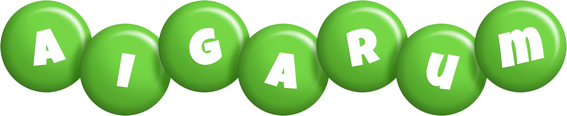 Aigarum candy-green logo