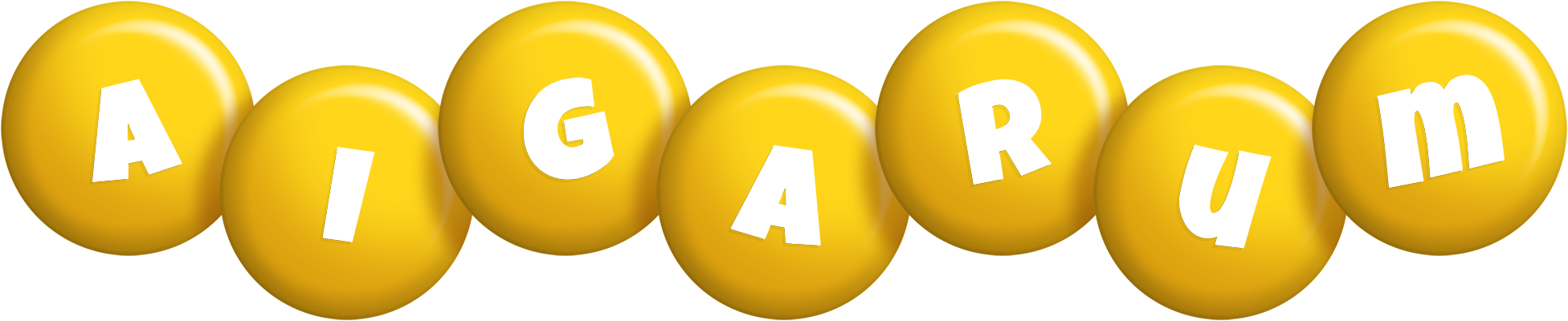 Aigarum candy-yellow logo