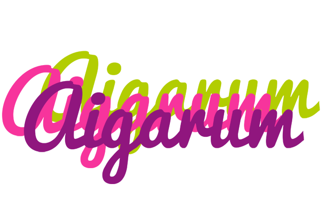 Aigarum flowers logo
