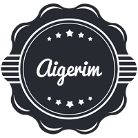 Aigerim badge logo