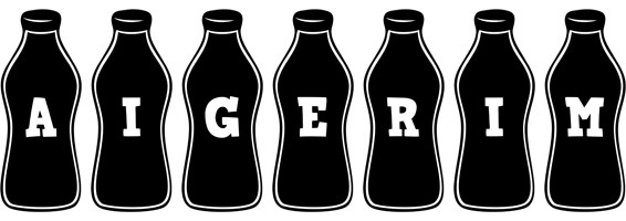 Aigerim bottle logo