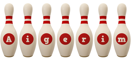 Aigerim bowling-pin logo