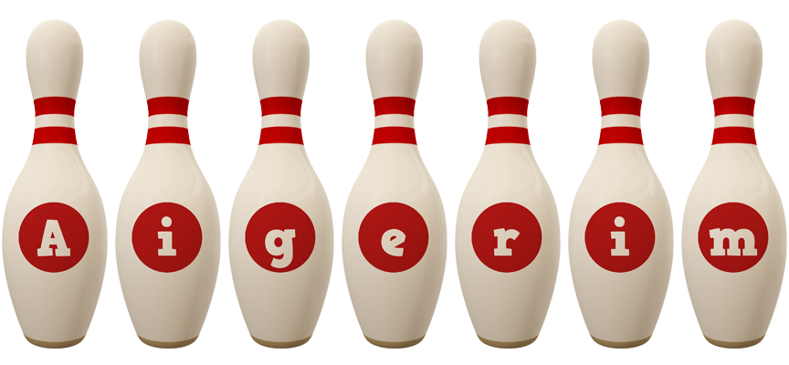 Aigerim bowling-pin logo
