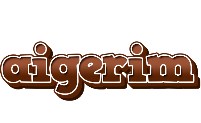 Aigerim brownie logo