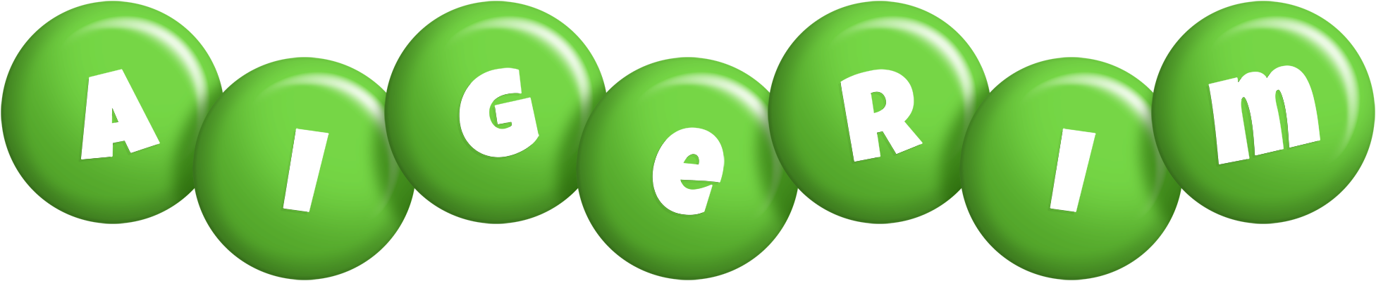 Aigerim candy-green logo