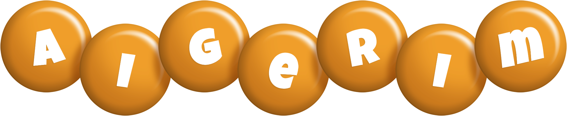 Aigerim candy-orange logo