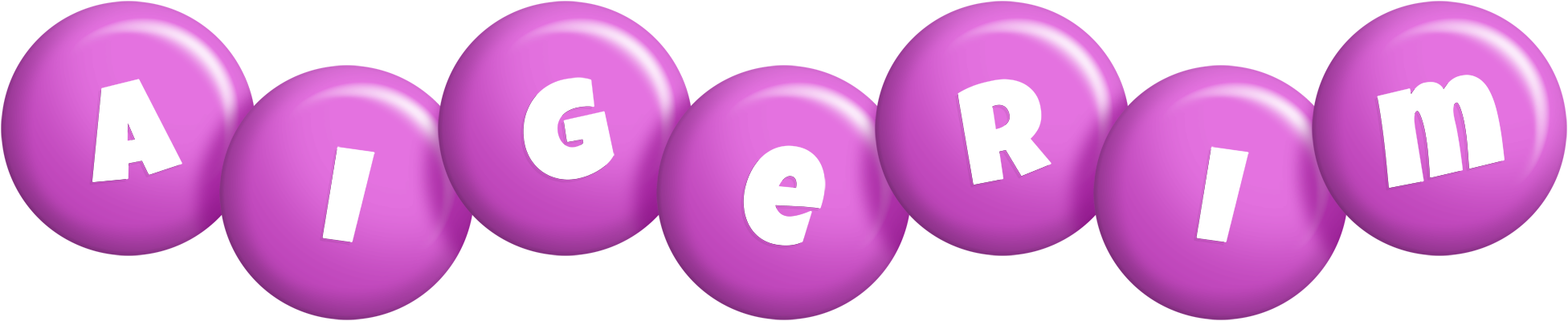 Aigerim candy-purple logo