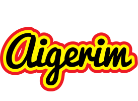 Aigerim flaming logo