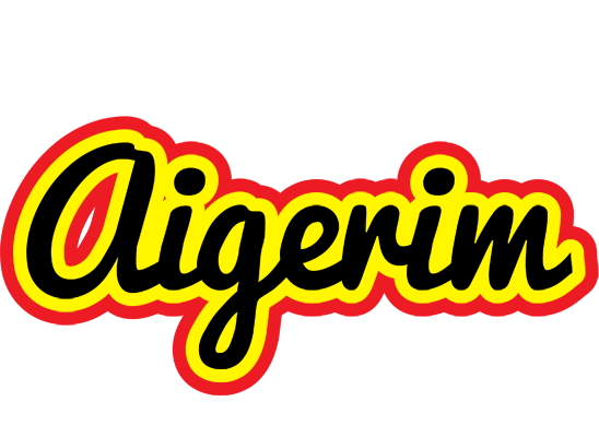 Aigerim flaming logo
