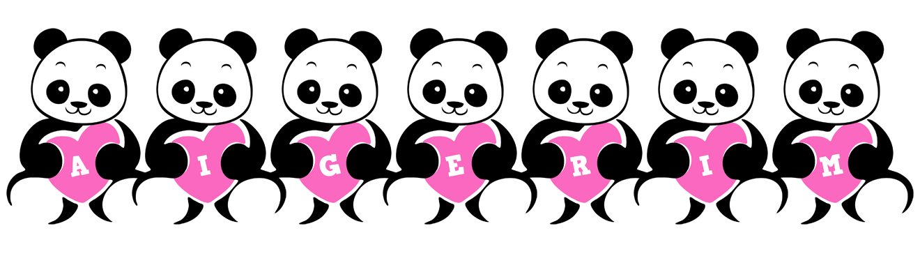 Aigerim love-panda logo
