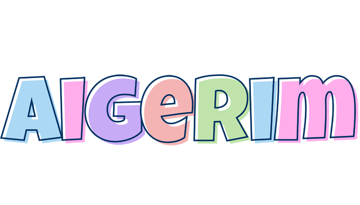 Aigerim pastel logo