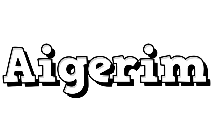 Aigerim snowing logo