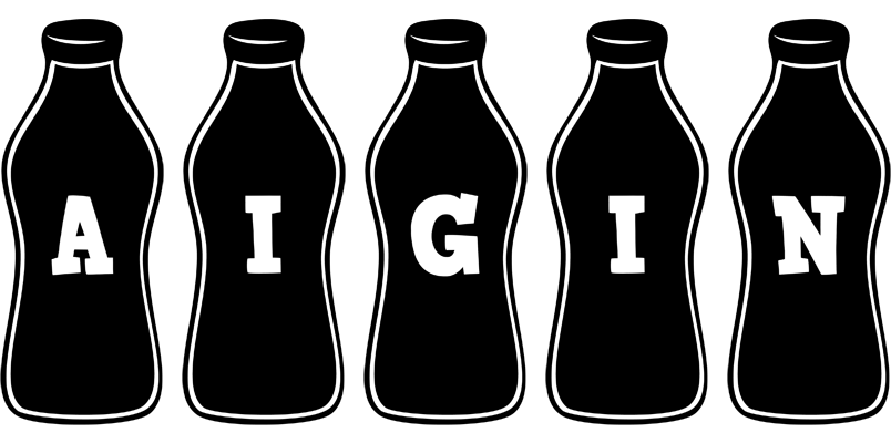 Aigin bottle logo