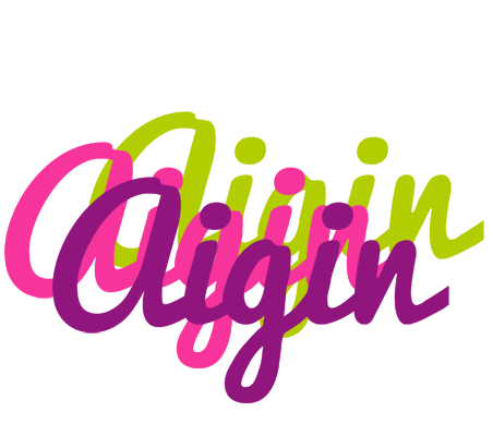 Aigin flowers logo