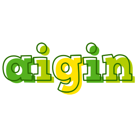 Aigin juice logo