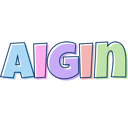 Aigin pastel logo