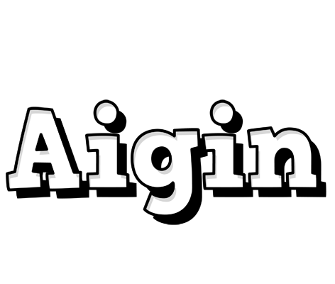 Aigin snowing logo