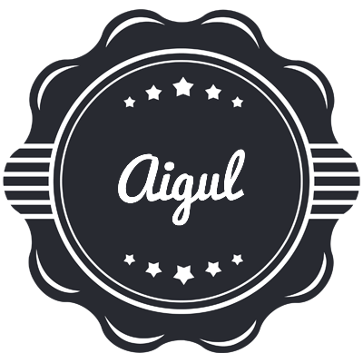 Aigul badge logo