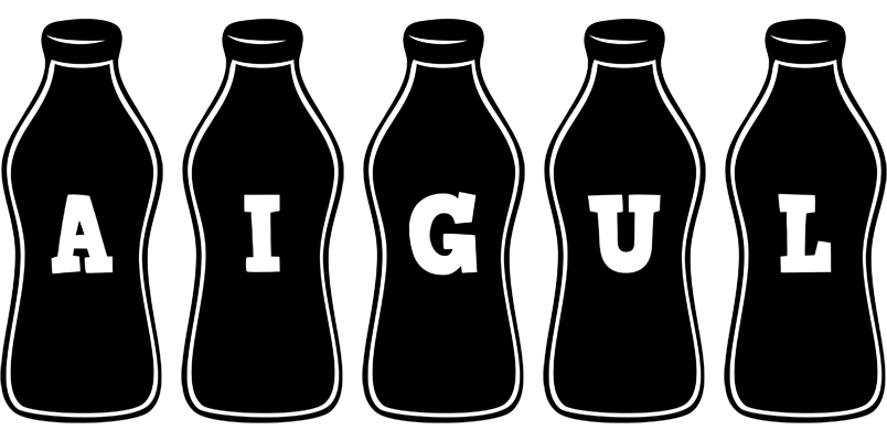 Aigul bottle logo