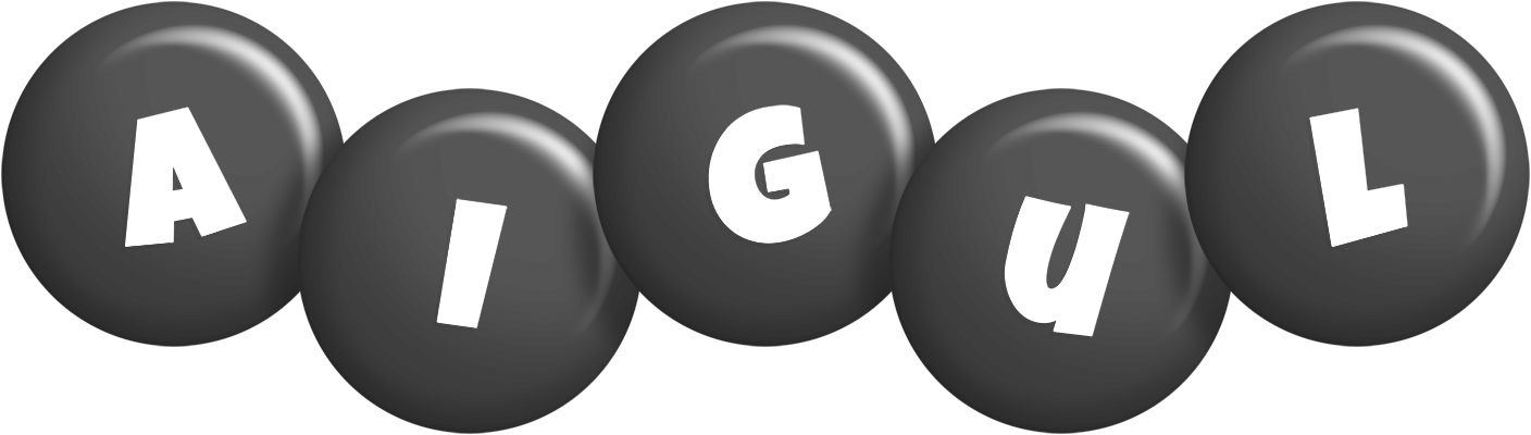 Aigul candy-black logo