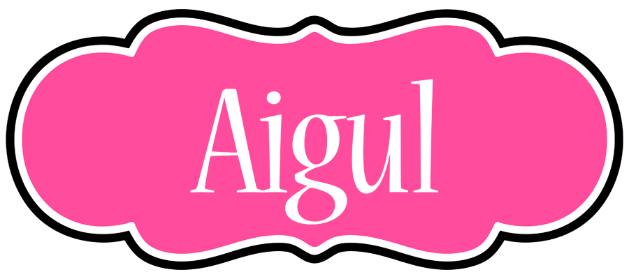 Aigul invitation logo