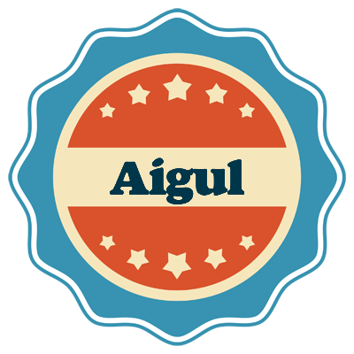 Aigul labels logo