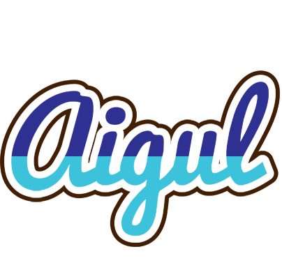 Aigul raining logo