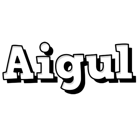 Aigul snowing logo