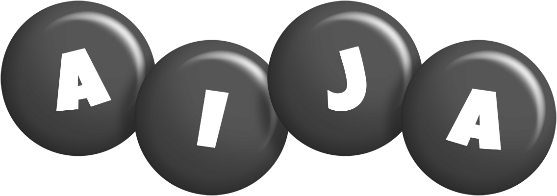 Aija candy-black logo