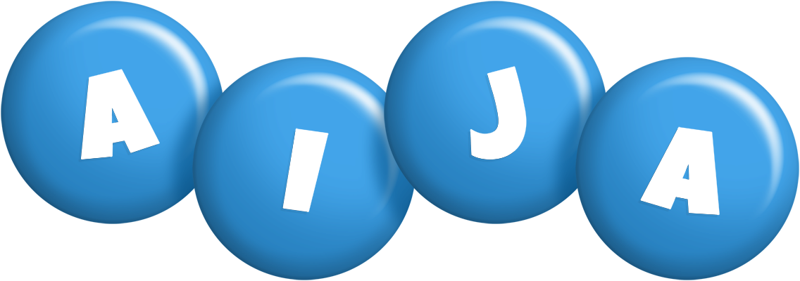 Aija candy-blue logo